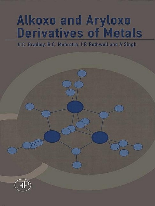 Upplýsingar um Alkoxo and Aryloxo Derivatives of Metals eftir Don Bradley - Biðlisti